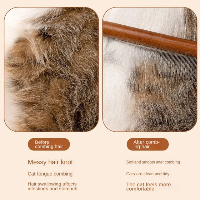 Smarty Pet Bamboo Flea Comb for Dogs & Cats