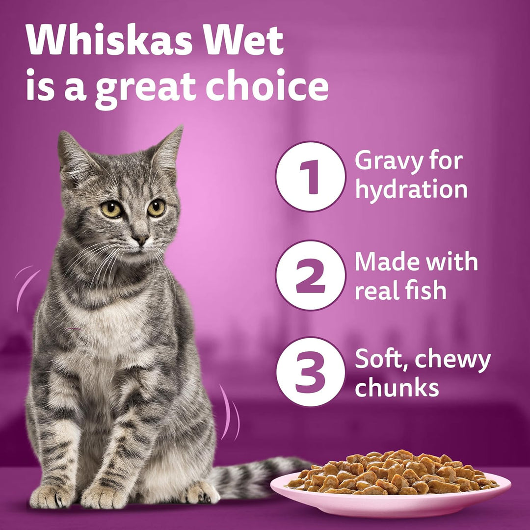 Whiskas Adult Salmon Gravy 80Gm
