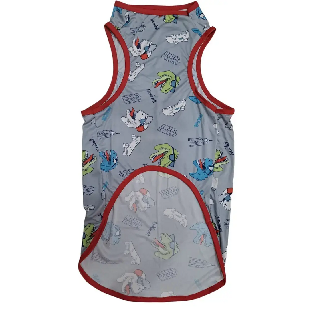 Smarty Pet Lightweight Printed Dog Sando – Breathable Summer Tank Top