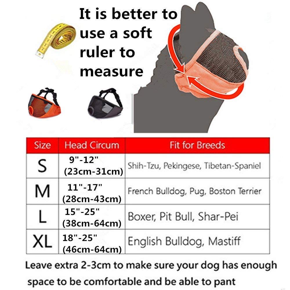 Short Snout Dog Muzzle
