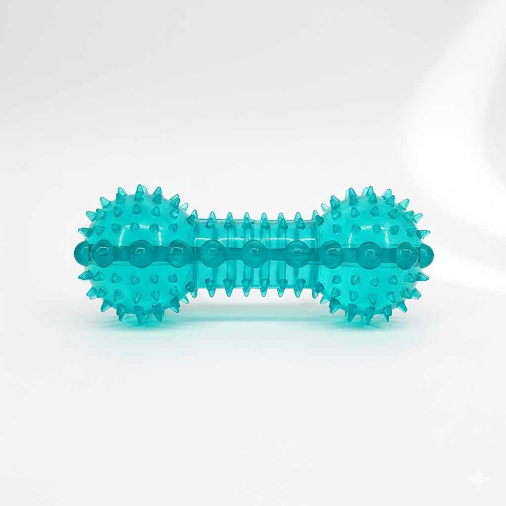NB Spike Dumbell - Treat Dispenser (Color May Vary)