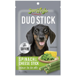 Load image into Gallery viewer, JerHigh Spinach Cheese Stick 50gm – Healthy Dog Treats with Spinach &amp; Cheese | High Protein Snack for All Breeds