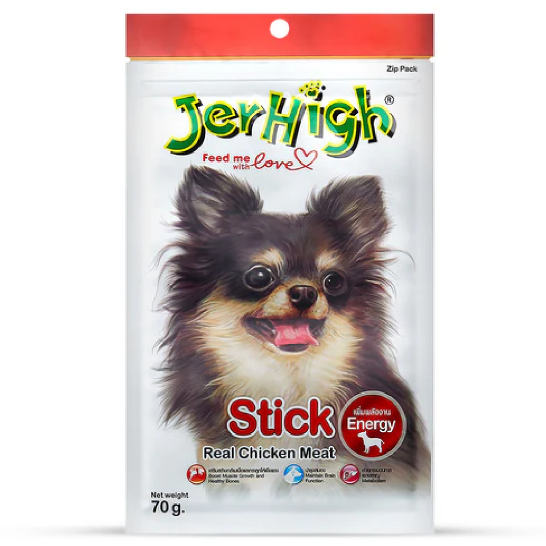 JerHigh Stick Dog Treats – Delicious & Nutritious Chicken Snack for Dogs