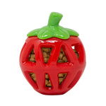 Load image into Gallery viewer, Holy Paws Fruity Bite Strawberry Dog Toy – Natural Rubber Treat Dispenser