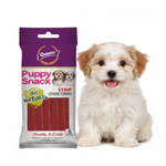Load image into Gallery viewer, Gnawlers Puppy Snack Strips - Chicken Flavour Dog Treats (80g)