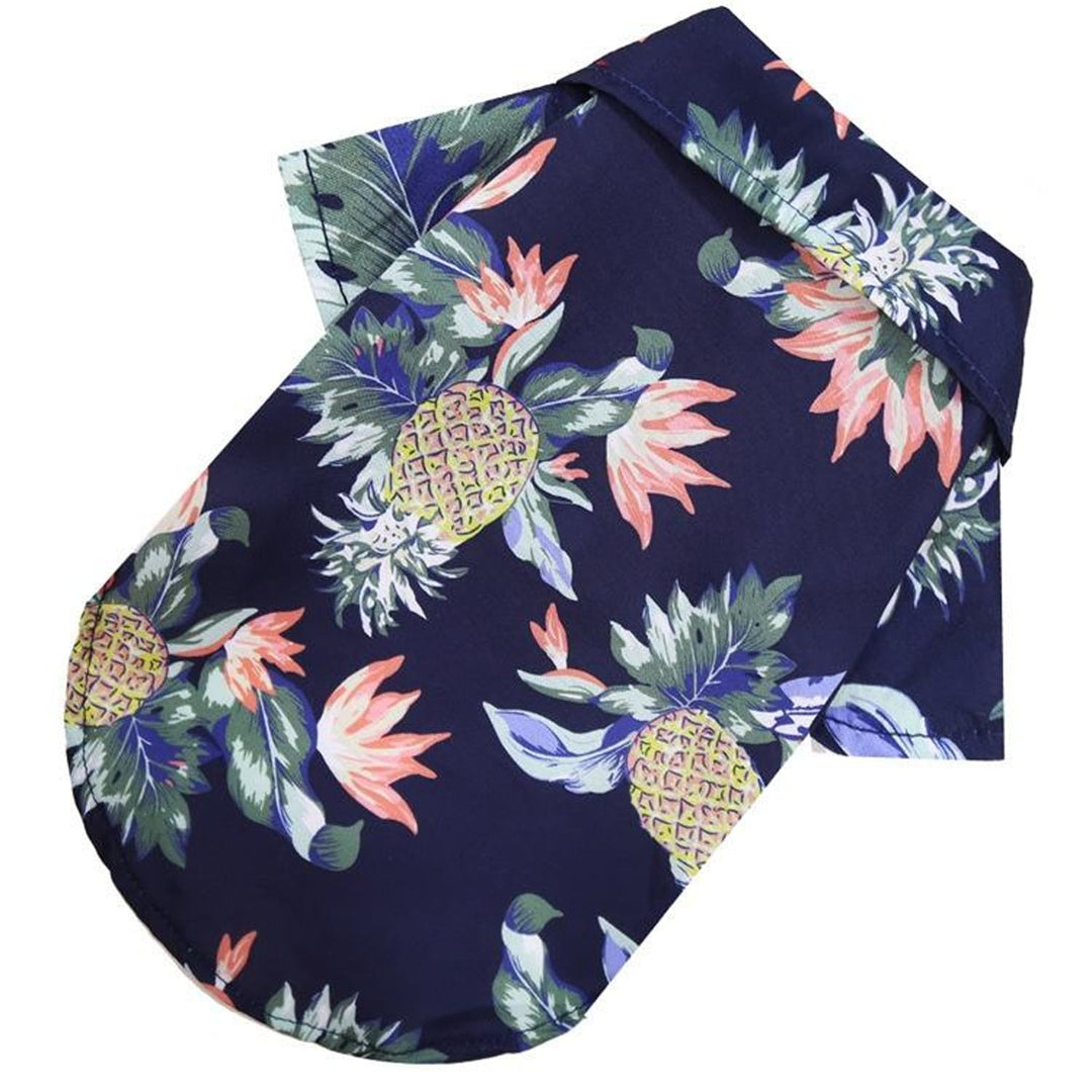 Tropical Hawaiian Dog Shirt – Soft Chiffon Summer Pet Clothes for Small & Medium Dogs & Cats
