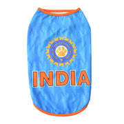 Indian Cricket Team Replica Dog Jersey | Breathable Summer Sando Vest
