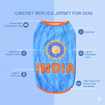 Load image into Gallery viewer, Indian Cricket Team Replica Dog Jersey | Breathable Summer Sando Vest