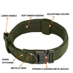 Load image into Gallery viewer, Heavy-Duty Tactical Dog Collar with Control Handle &amp; Quick-Release