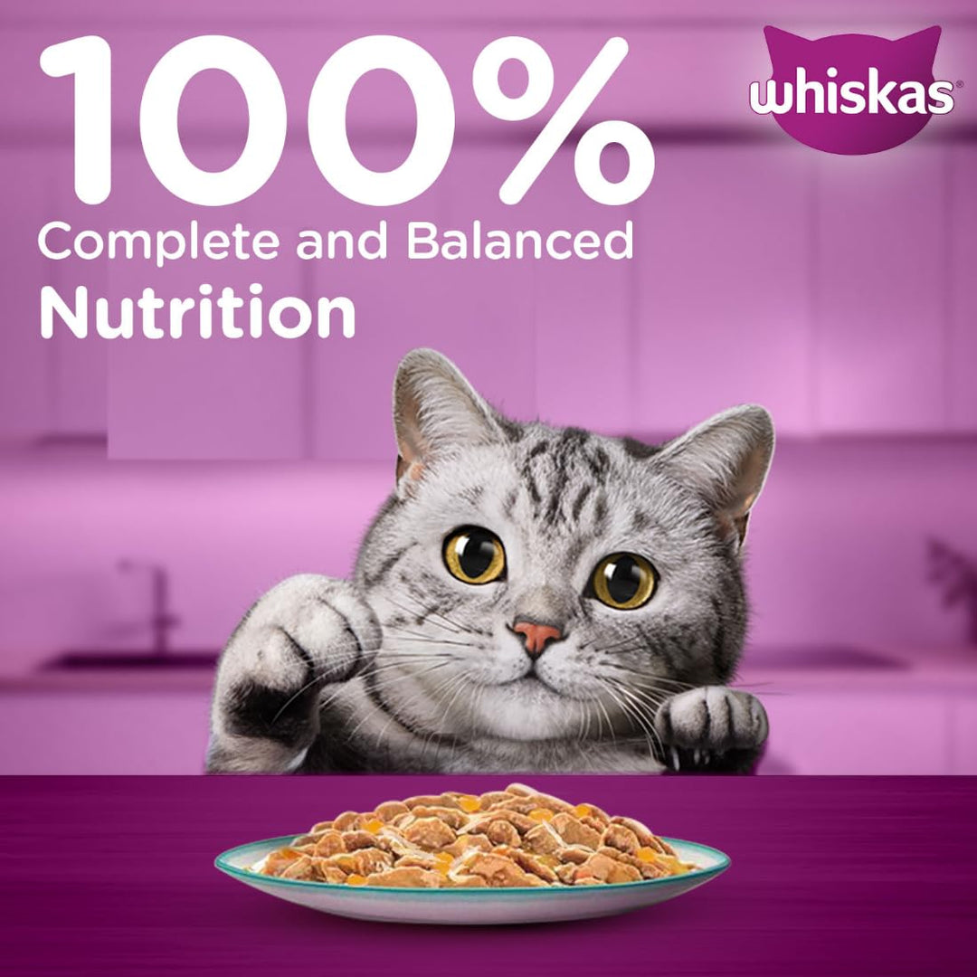 Whiskas Tasty Mix Tuna Kanikama Carrot In Gravy Wet Cat Food - 70g