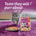 Load image into Gallery viewer, Whiskas Tasty Mix Tuna Kanikama Carrot In Gravy Wet Cat Food - 70g