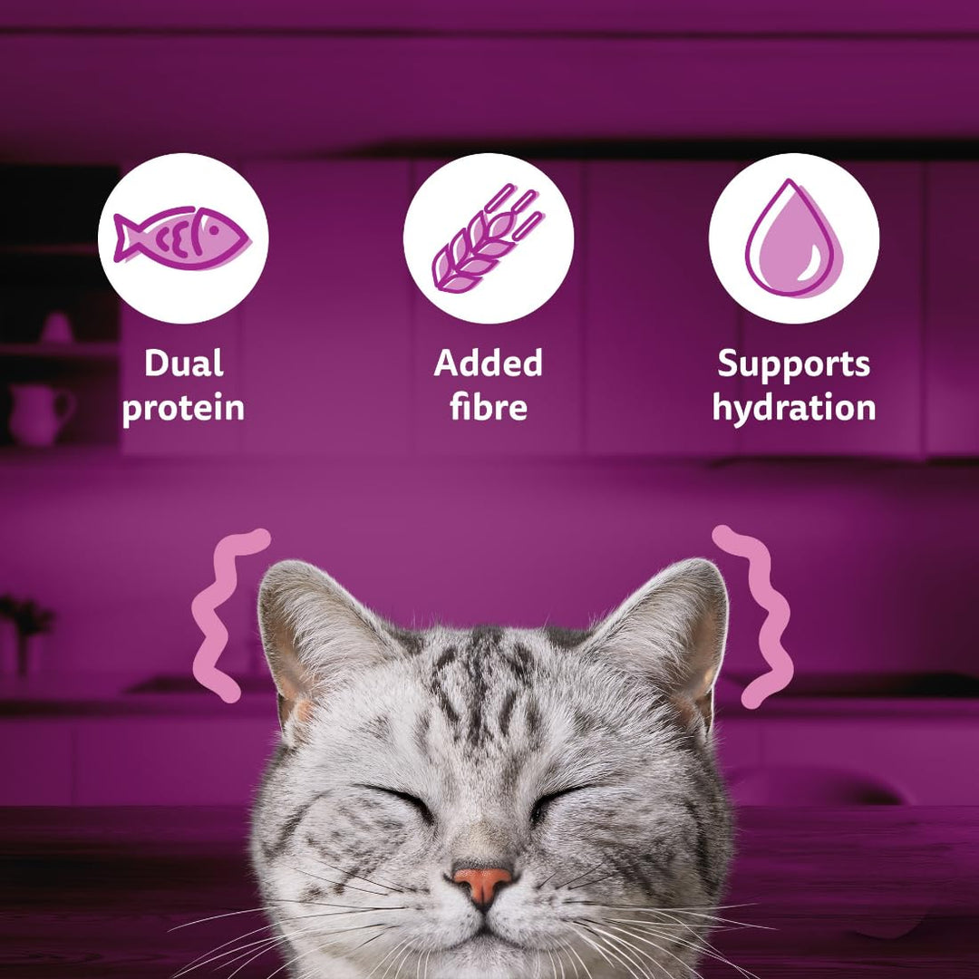 Whiskas Tasty Mix Tuna Kanikama Carrot In Gravy Wet Cat Food - 70g