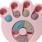 Interactive Paw-Shaped Dog Puzzle Toy | Slow Feeder & Mental Enrichment Game