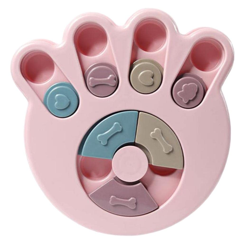 Interactive Paw-Shaped Dog Puzzle Toy | Slow Feeder & Mental Enrichment Game