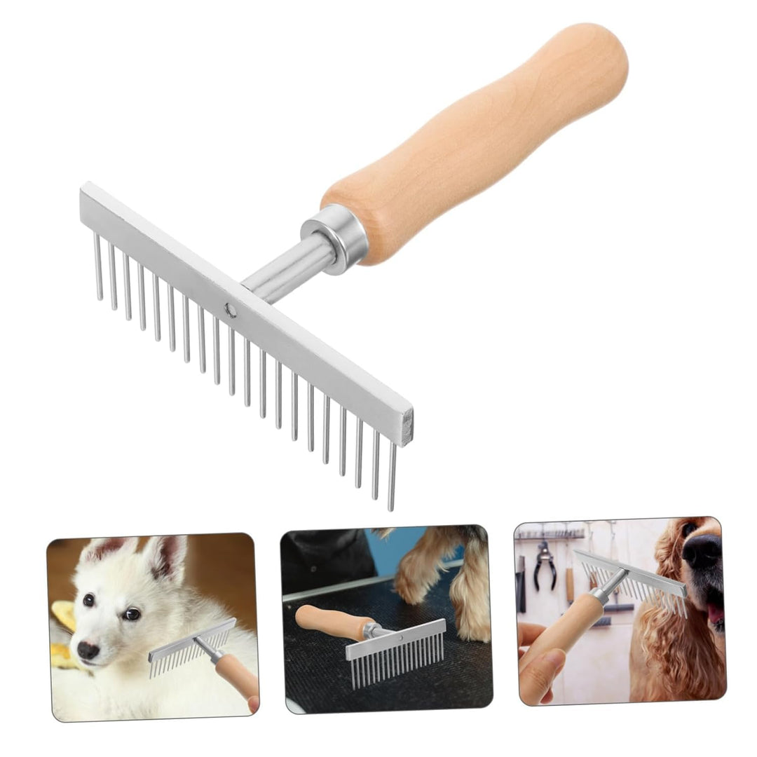 Bamboo T-Shape Pet Comb