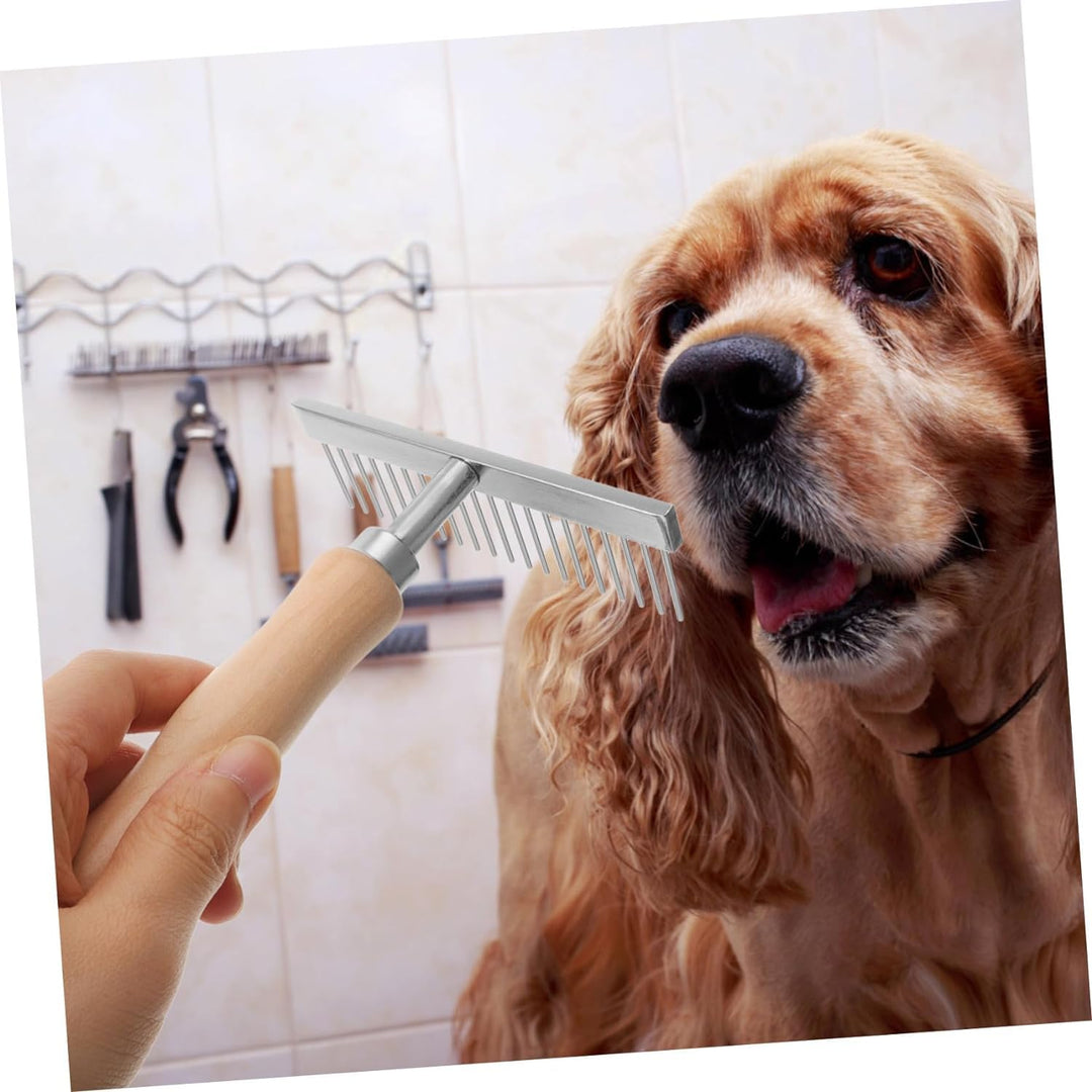 Bamboo T-Shape Pet Comb