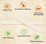 Load image into Gallery viewer, Milky White Twisted Chew Sticks
