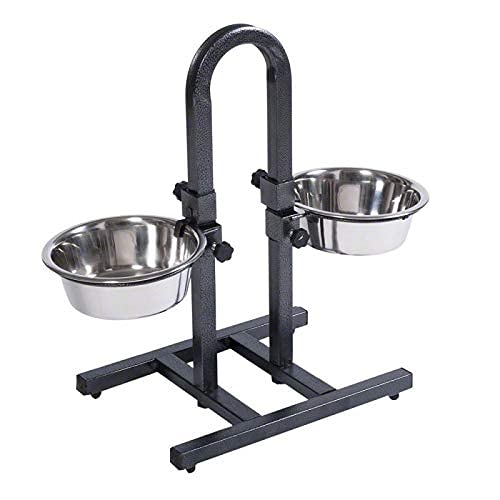 Adjustable Stand U Shape Bowl Dog Medium
