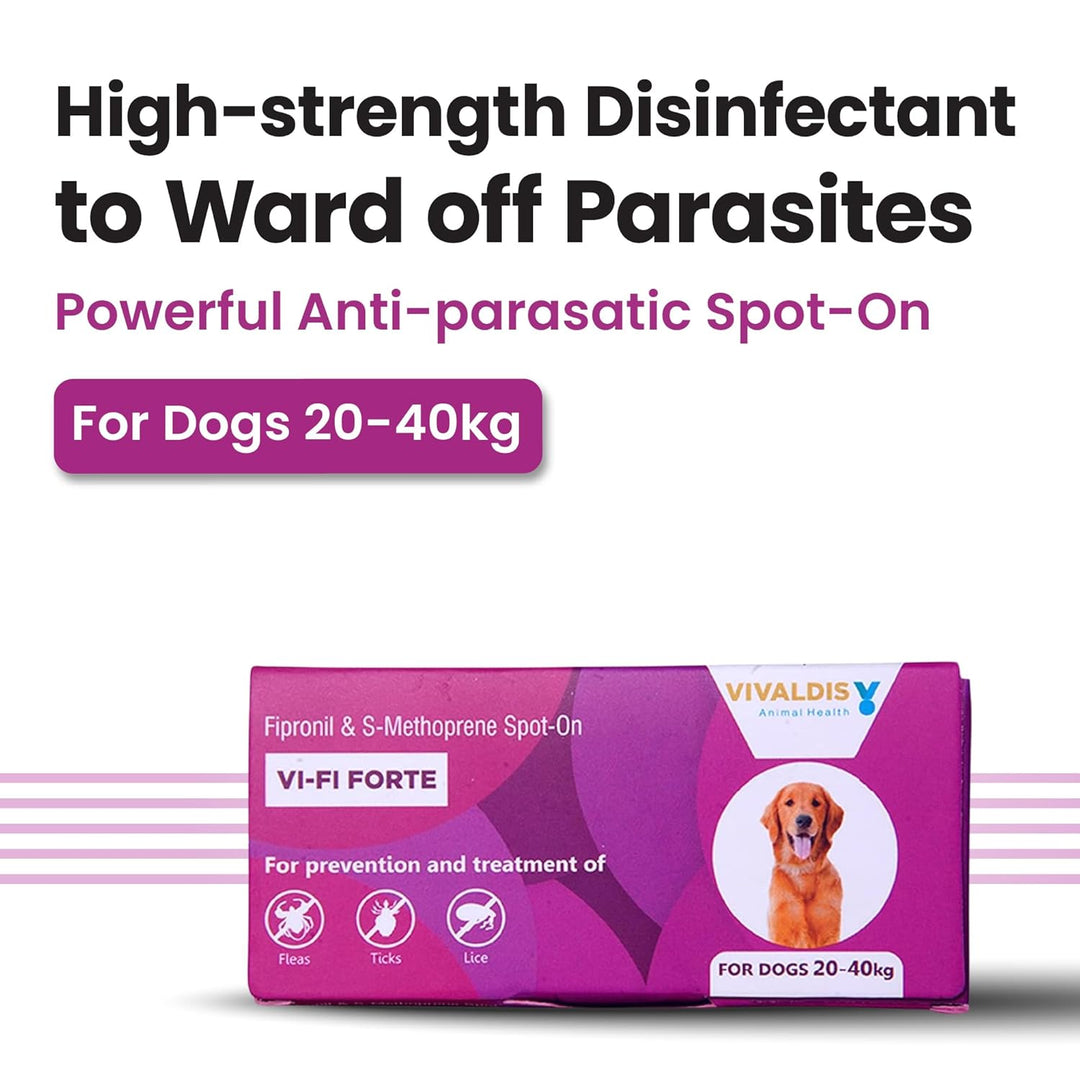 Vivaldis VI-FI FORTE Spot-On for Large Dogs (20-40kg)