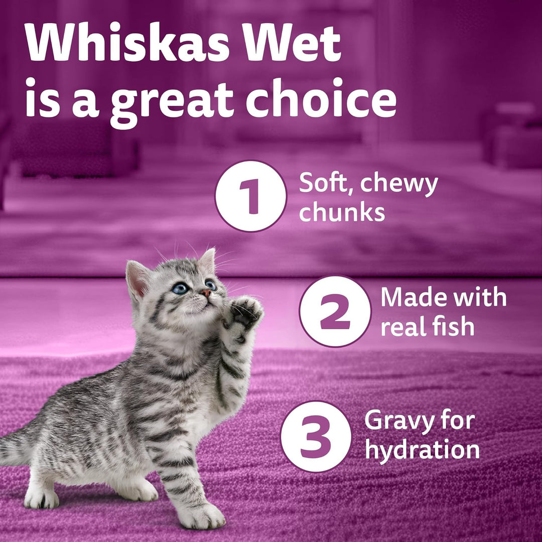 Whiskas Junior Mackerel Gravy 80gm