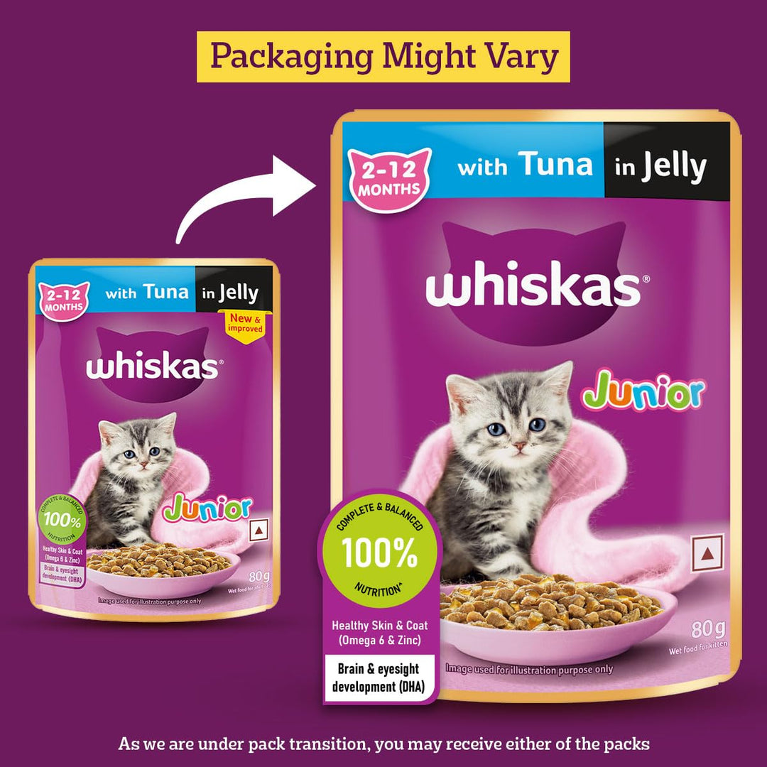 Whiskas Kitten Tuna Jelly 85Gm