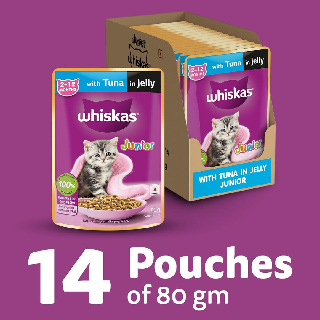 Whiskas Kitten Tuna Jelly 85Gm