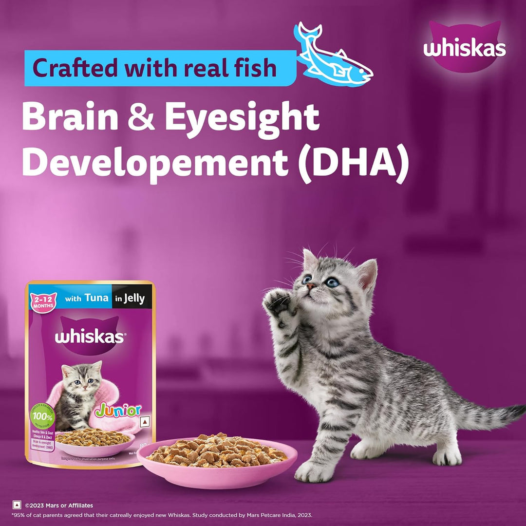 Whiskas Kitten Tuna Jelly 85Gm