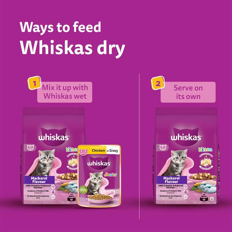 Whiskas Junior Mackerel Kitten Food