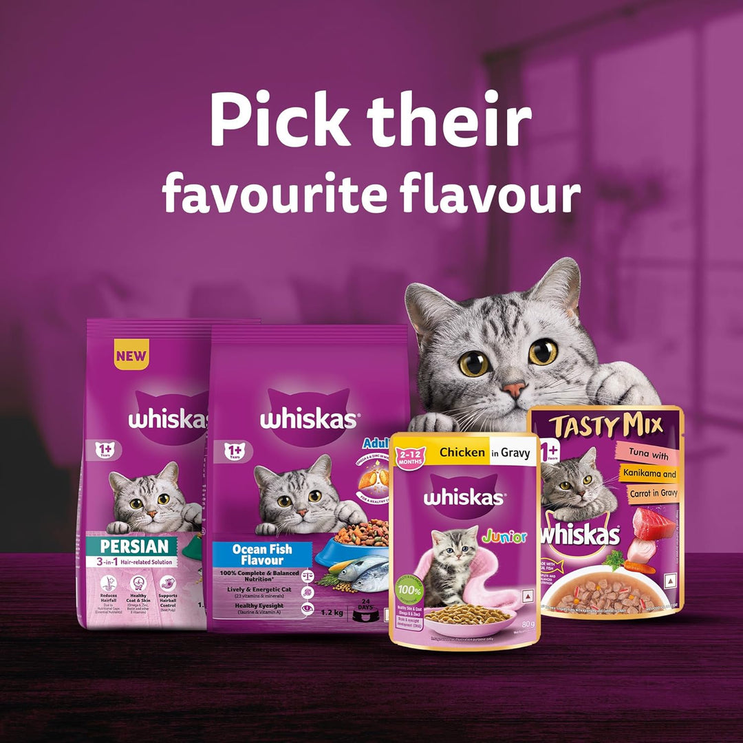 Whiskas Adult Tuna Jelly 80Gm