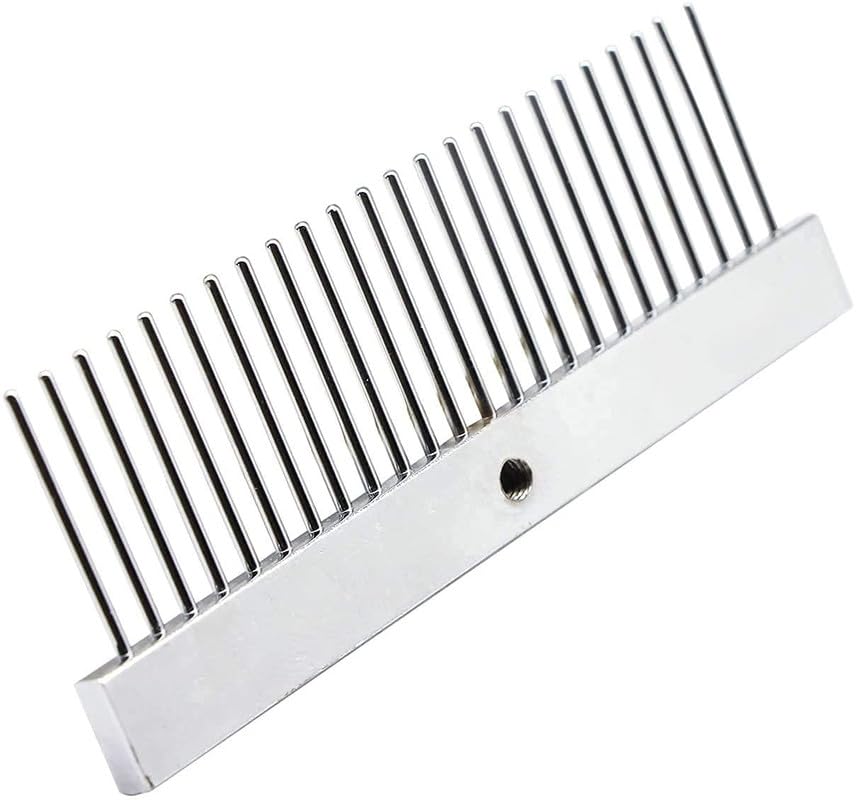 Wooden Handle T-Shape Undercoat Rake | Professional Grooming Comb for Dogs & Cats