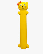 Load image into Gallery viewer, EE Toys Natural Latex Squeaky Yellow Cat Dog Toy